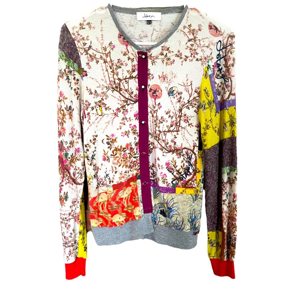 Jota Mas GE Art to Wear Photorealistic  Cardigan Sweater from‎ Spain